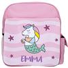 Wanapix | Zaino Bambini Personalizzato con Nome | Zainetti per Materna | Borsa Bambini Scuola/Asilo/Viaggi | Bretelle Regolabili | 8 Litri | Unicorno Sirena