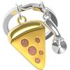 O meta[l]morphose METALMORPHOSE - Portachiavi per pizza - Portachiavi Fun - Food & Gastronomia - Accessorio originale - Regalo da uomo, giallo, taglia unica
