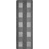 andiamo Tappeto Dalia resistente in polipropilene, facile da pulire e antimacchia, 67 x 200 cm, antracite