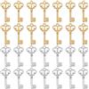 SUNNYCLUE 1 scatola 100 pezzi Ciondoli Chiave In Metallo Argento Sfuso Scheletro Chiave Fascino Mini Piccola Lega D'Oro Vintage Amore San Valentinos Fascino Sfuso per Creazione di Gioielli Ciondoli Da
