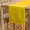 Encasa XO Runner da Tavola Moderno in Cotone 13x72 Giallo solare