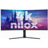 Nilox n_giorni_cliccato zeroMonitor Gaming 34 , UltraWide, 4K, 144Hz, 2 HDMI, DP, 1ms, Multimedia, Curvo monitor gaming 34Ã¢Â€Â, ultrawide qhd, 144hz, hdmi, dp,