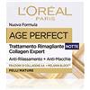 L'Oréal Paris Age Perfect Crema Viso Antirughe Idratante Notte, Pelli Mature, Anti-Macchie, 50 ml