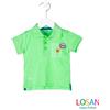 Losan - Polo Verde a Manica Corta Baby Bimbo 6-9m