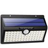 HETP Luci Solari Esterno, 78 LED Super Luminosa Lampada Solare con Sensore di Movimento 2000mAh Impermeabile Wireless Luce Solare da Parete con 3 Modalità Lampade Solari di Sicurezza