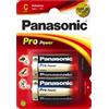 PANASONIC BLISTER 2 mezze torce LR14 Pro Power C PANASONIC C100014