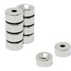 first4magnets, F317S-2, F317S -2 15 testa svasata magnetica con 5,7 kg forza di tenuta, 15mm x 7.5mm (2 pezzi)