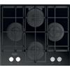 Hotpoint Piano cottura a gas HAGS 61F/BK finitura cristallo nero da 60 cm