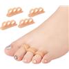 feifanshop Raddrizza Dita Dei Piedi, Separatori per dita dei piedi per Cuscinetti a Sollievo Per Sovrapposizione Dita Incrociate e Più, di Dita a Martello, Toe Artiglio Alluce Valgo Correttore