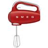 SMEG Sbattitore Elettrico Estetica 50's Style Potenza 250 Watt Colore Rosso