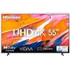 HISENSE TV LED Ultra HD 4K 55" 55A6K Smart TV Vidaa U