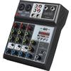 Mixer audio Mixer DJ stereo con effetto ritardo riverbero per la