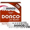 Dorco 100 mezze lamette da barba Dorco Prime Red Japanese Steel