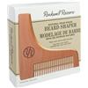 Rockwell beard shaper in legno di pero naturale