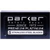 Parker 5 lamette da barba Parker Premium Platinum