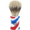 Omega pennello da barba Barber pole in tasso