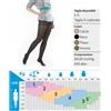CA-MI Srl Kamila Comfort 140 Den Collant Maglia A Doppia Rete Nero Taglia 3