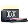 KSIX smart your tech Ksix - Orologio Sveglia, Caricatore Wireless Fast Charge 7,5 W-10 W e Luce Notturna