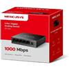 Mercusys Switch 5 porte Gigabit Ethernet Desktop Mercusys MS105GS Metallo 10/100/1000 LAN RJ45