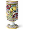 CERAMICHE CALTAGIRONE Portafiori Cilindro Sicily in Ceramica Siciliana Caltagirone H. 32 cm