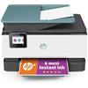 HP OfficeJet Pro 9015e 22A57B, Stampante Multifunzione a Getto d'Inchiostro A4 a Colori, Fronte e Retro Automatico, 22 ppm, Wi-Fi, HP Smart, 6 Mesi di Inchiostro Instant Ink Inclusi con HP+, Oasi