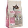 Lifelong Marchio Amazon - Lifelong - Complete Alimento secco completo per gatti adulti con salmone e riso, 1 Confezione da 3kg