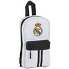 safta Tracolla con tasca esterna in Real Madrid 1ª attrezzatura 20/21, bianco, nero, 120x50x230 mm, Zaino per piumino