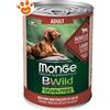 Monge Bwild Dog Adult Grain Free Agnello Zucca e Zucchine - Lattina da 400 gr