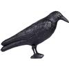 MacroHu 1x Corvo Nero Plastica Corvo Finto Corvo Spaventapasseri Repellente Uccelli Dissuasori Piccioni Anti Uccelli Controllo Parassiti Giardino Deterrente Uccelli Scaccia Uccelli