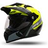 Ufo Casco Moto Adventure Off-Road Ufo ARIES Giallo Nero
