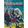 Heart Rock Bandiera Originale Iron Maiden Number of The Beast, Tessuto, Multicolore, 110x75x0.1 cm