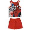 Marvel Pigiama Bambino Spiderman Canotta e Pantaloncino in Cotone Stampato 6031