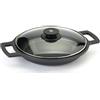 BRA Efficient | Casseruola Bassa, Tegame Antiaderente Adatta per Ogni Tipo di Fornelli, Compresa Induzione, Alluminio Pressofuso, 32 cm