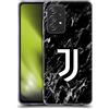 Head Case Designs Licenza Ufficiale Juventus Football Club Nero Marmoreo Custodia Cover in Morbido Gel Compatibile con Galaxy A52 / A52s / 5G (2021)