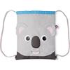Affenzahn Sacca Sportiva Borsa da Ginnastica per Bambine e Bambini, Borsa Sportiva, Coulisse, Bambini 1-5 Anni Tigre - Giallo