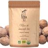 Khla - Noce moscata intera biologica - Bustina fresca 50g - Noce moscata dello Sri Lanka - Direttamente dal produttore - Spezie natalizie, quiche, purè, gratin
