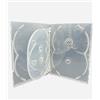 Dragon Trading - Custodia trasparente per 6 dischi CD, DVD, BLU RAY, per contenere 6 dischi con dorso da 14 mm, custodia esterna per contenere intarsio di opere d'arte