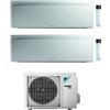 DAIKIN Condizionatore dualsplit serie Emura 9000+12000 Btu codice prod: FTXJ25AW+FTXJ35AW+2MXM40A9