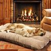 Yuly Materasso ortopedico per cani di taglia media e grande, cuscino in pile per cani e gatti, 120 x 80 cm, cuscino in memory foam, rimovibile e lavabile