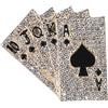 Happyyami Poker Carte Da Gioco Spilla Vestito Pin Smalto Pin Spilla Di Strass di Cristallo Della Novità Abbigliamento Vestiti Spilla Accessori Las Vegas Festa di Nozze Regali