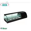 Forcar - Vetrina Espositiva Refrigerata per Sushi, 2 ripiani, capacit 4 bacinelle GN 1 3 h 40 mm, mod.G-TS1200