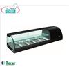 Forcar - Vetrina Espositiva Refrigerata per Sushi, 2 ripiani, capacit 5 bacinelle GN 1 3 h 40 mm, mod.G-TS1500