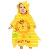 Hilmocho Asciugamano Poncho con Cappuccio per Bambini Telo mare da Bagno con Cappuccio Accappatoio in Morbido Cotone Assorbente per Ragazzi e Ragazze