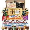 Cia&Co Ferrero Rocher, Toblerone, Kinder Bueno, Bounty Coconut, Mars, Twix E Deliziose Barrette Kit Kat E Huesitos Confezione Regalo Dolci - 20 Cioccolatini