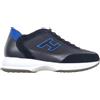 Hogan scarpe uomo sneakers interactive H flock HXM00N0258XTESZ063 nero-blu