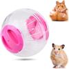 Wuzdy Palla Del Criceto, Palla Di Esercizio Del Criceto, Palla Per Criceti Per Piccoli Animali, Sfera Per Esercizio Per Criceti, Palla Per Criceto, Plastica, Per Roditori e Roditori (12 Cm, Rosa)