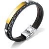 Travis Kane Bracciale Con Targhetta Uomo Gioiello Travis Kane TK-B091G