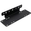 SKYWORLD 15 Pollici Universale Staffa Targa Bull Bar Paraurti Anteriore | Staffa di montaggio Piastra portatarga Supporto per Guida Fuoristrada Led Guida a Barra per 4x4 Camion Offroad, Nera