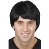 SMIFFYS Parrucca ragazzo, nera, corta Halloween