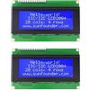 SUNFOUNDER LCD2004 Module with 3.3V Backlight compatible with Arduino R3 Mega Raspberry Pi Display of 20x4 White Characters on Blue Background(2 Pcs)
